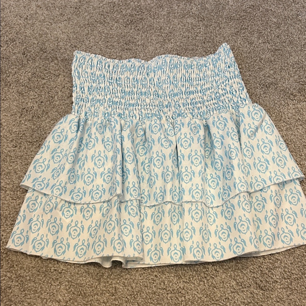 Ruffle mini skirt